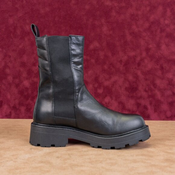 Vagabond Cosmo 2.0 Chunky Black Festival Chelsea Boots Size 10US EUR 40 - Picture 9 of 9